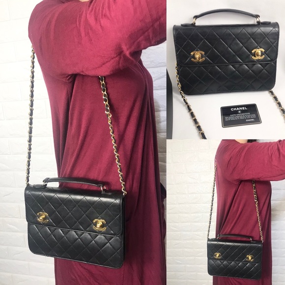 π₯STUNNING π₯QUILTED FLAP QUILTED Chanel briefcase